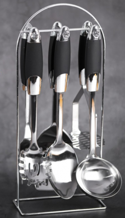Set ustensile 7 piese Bohmann, suport inclus [2]