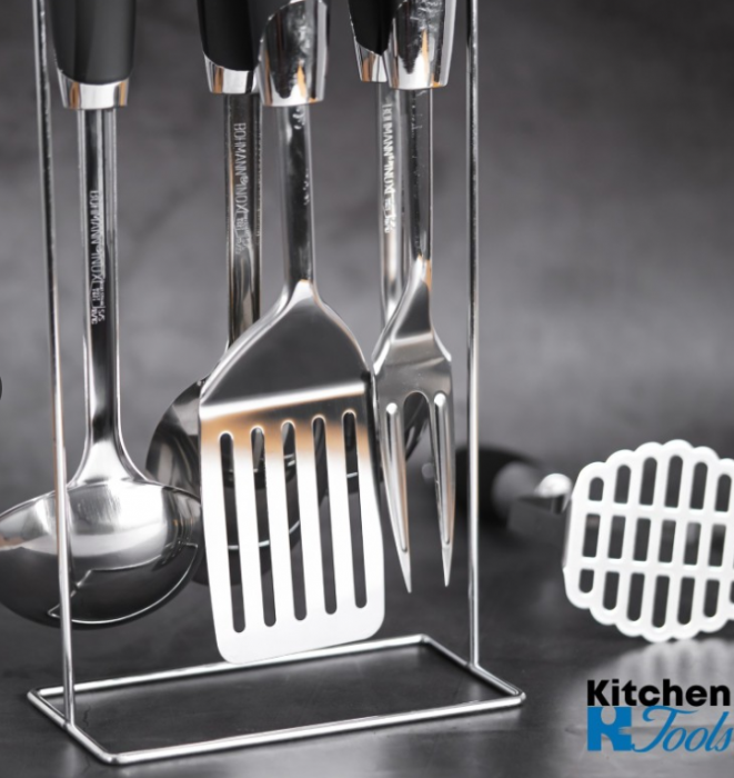Set ustensile Bohmann BH 7760, 7 piese, suport inox [5]