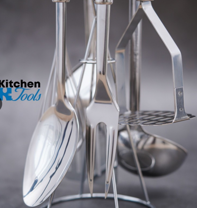 Set ustensile de bucatarie din inox 7 piese Gri BH-7786 [5]