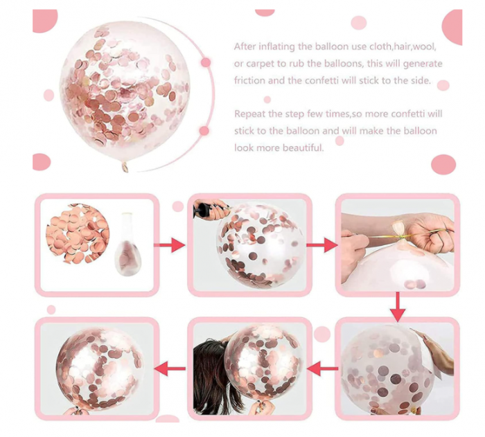 Setul de baloane pentru petreceri Happy Birthday Balloons  10 ani [4]