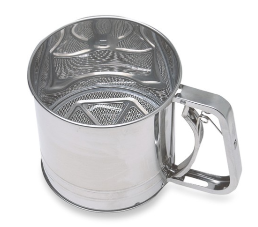 Sita pentru faina si zahar pudra Bohmann BH 7742, 600 ml, mecanica, Inox [2]