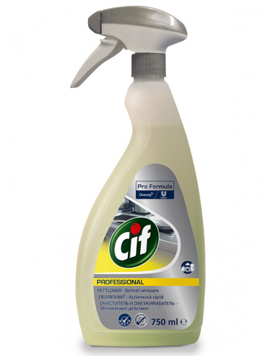 Solutie Degresant puternic Cif Professional, 0.75L