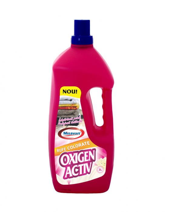 Solutie pentru indepartarea petelor Misavan Oxigen Activ Rufe Colorate, 2l - 30878 [2]