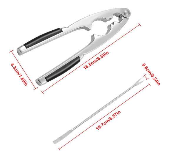 Spărgător de nuci metalic – design robust, mâner ergonomic, ideal pentru nuci, alune, migdale [2]