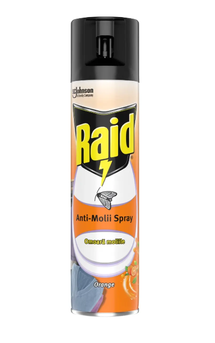 Spray Anti-Molii Raid Orange, 400 ml