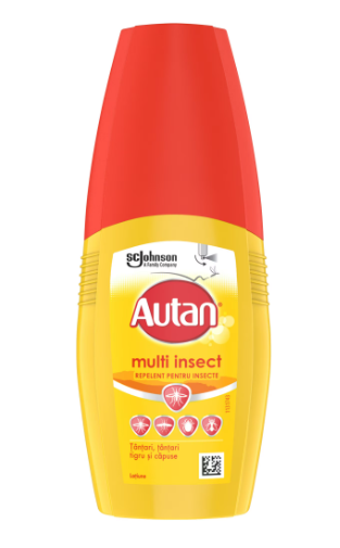 Lotiune anti-intepaturi insecte Autan Multi Insect cu pulverizator, 100 ml