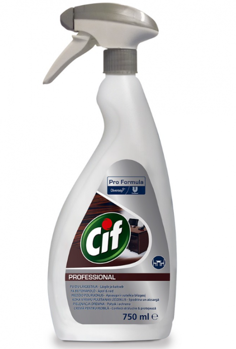 Crema pentru intretinere mobila Cif Professional, 0.75L