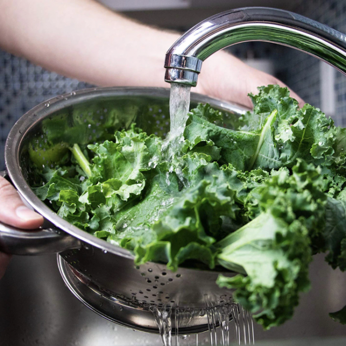 Strecuratoare de bucatarie, Otel, 24 cm, Argintiu [2]