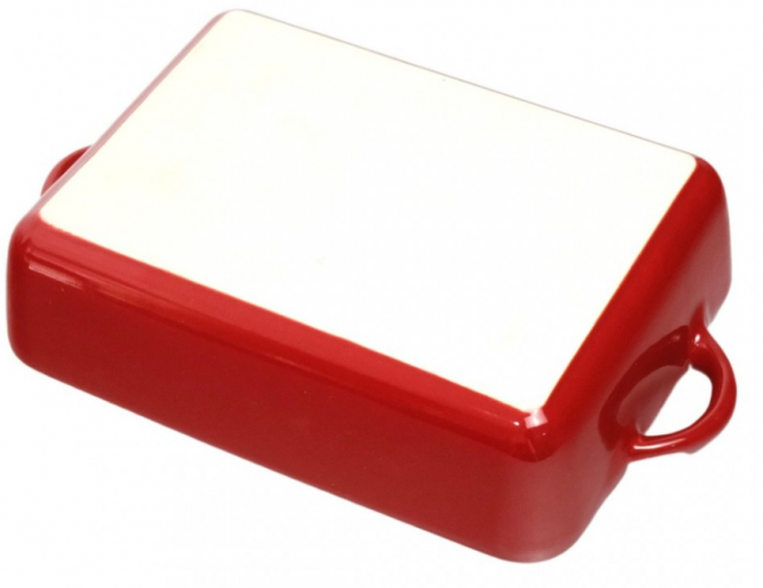 Tava dreptunghiulara pentru cuptor cu Manere, Ceramica, 29x18x6cm [3]