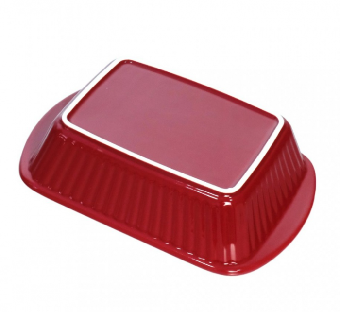 Tava dreptunghiulara pentru cuptor cu Manere, Ceramica, 25.5x17x6.5cm [3]