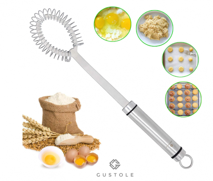 Tel spirală inox – ustensilă versatilă de amestecare & curățare, lavabilă la mașina de spălat [4]