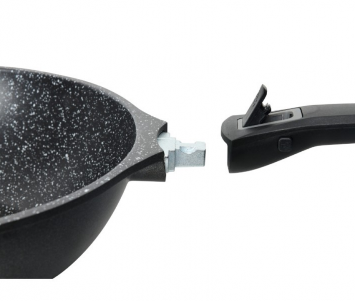 Tigaie cu maner detasabil, 24cm, aluminiu turnat, Bohmann, suprafata antiaderenta, inclusiv inductie [4]