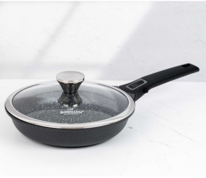 Tigaie cu maner detasabil, 24cm, aluminiu turnat, Bohmann, suprafata antiaderenta, inclusiv inductie [7]