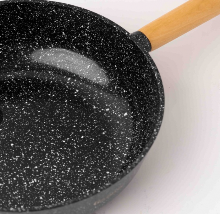 Tigaie Wok aluminiu turnat, 30x8.5 cm, Goldmann, acoperire ceramica, maner soft touch [2]