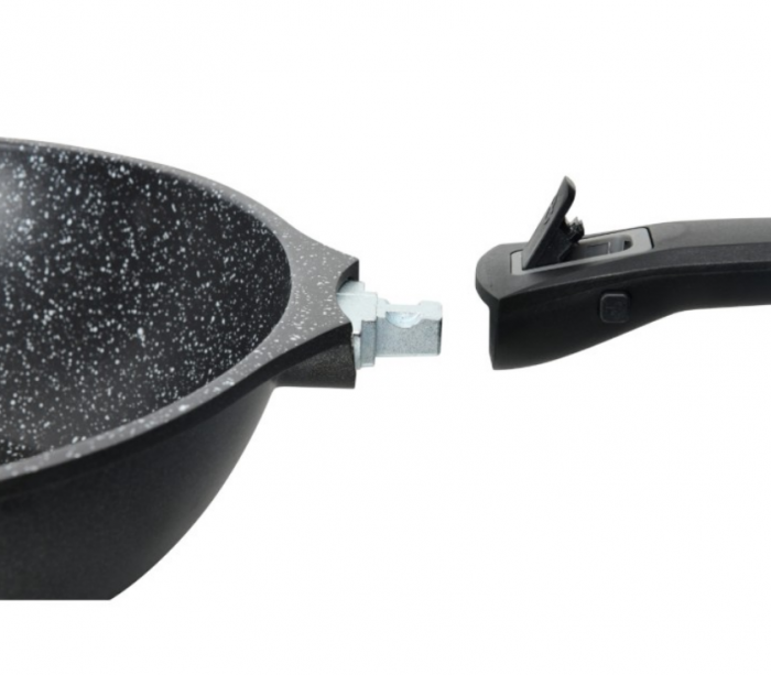 Tigaie cu manere detasabile, 24cm, aluminiu turnat, Bohmann, suprafata antiaderenta, inclusiv inductie [6]