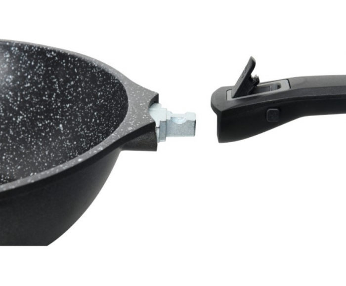 Tigaie cu manere detasabile, 28cm, aluminiu turnat, Bohmann, suprafata antiaderenta, inclusiv inductie [4]