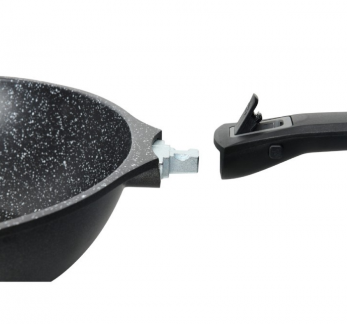 Tigaie cu maner detasabil, 28cm, aluminiu turnat, Bohmann, suprafata antiaderenta, inclusiv inductie [4]