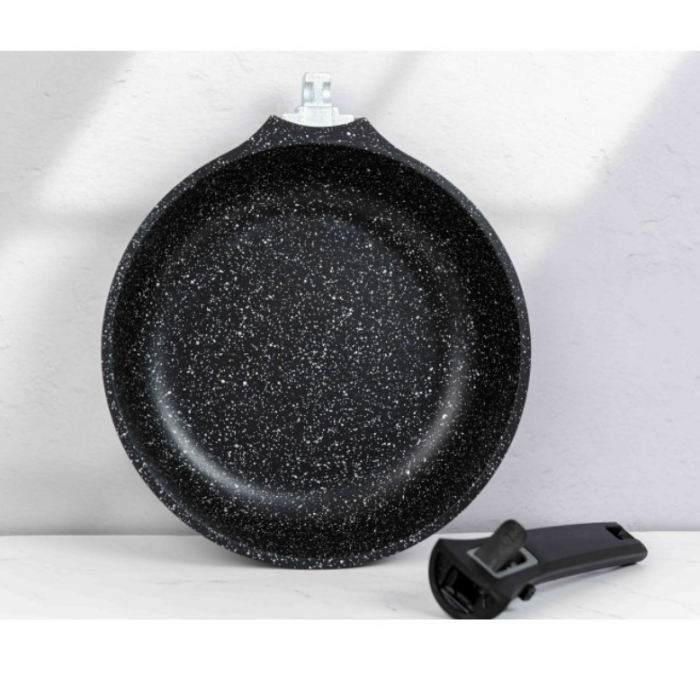 Tigaie cu maner detasabil, 28cm, aluminiu turnat, Bohmann, suprafata antiaderenta, inclusiv inductie [6]