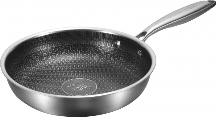 Tigaie Bohmann Premium BP 4000-20 din otel inoxidabil cu capac - 20 cm
