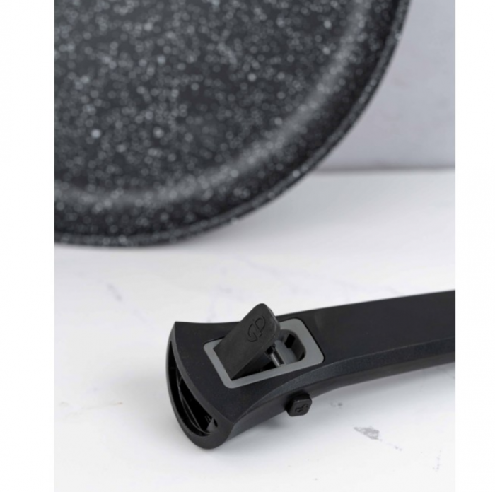 Tigaie clatite cu maner detasabil, 28cm, aluminiu turnat, Bohmann, suprafata antiaderenta, inclusiv inductie [6]