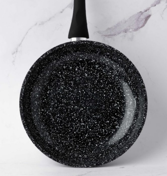 Tigaie antiaderenta, 26x5cm, acoperire ceramica, maner soft touch, Goldamnn, marmorata [5]