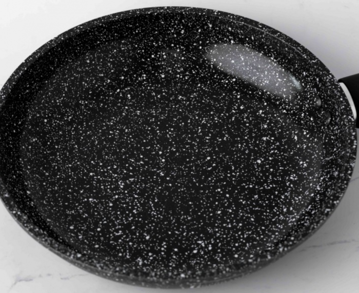 Tigaie antiaderenta, 24x4.7cm, acoperire ceramica, maner soft touch, Goldamnn, marmorata [4]