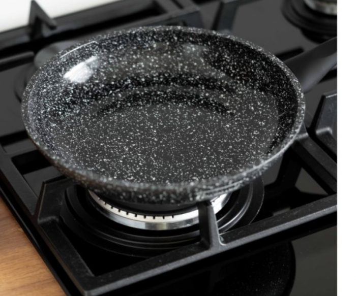 Tigaie antiaderenta, 26x5cm, acoperire ceramica, maner soft touch, Goldamnn, marmorata [8]