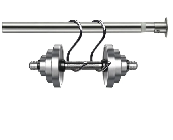 Bara pentru haine, extensibila 110-137cm, HARRMS, inox [2]