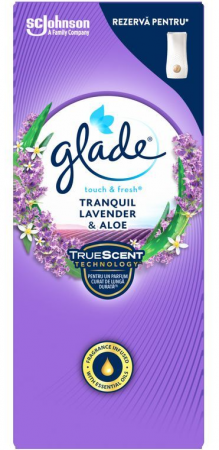 Odorizant camera - Glade rezervă pentru aparat electric touch&fresh cu aromă de lavanda, 10 g