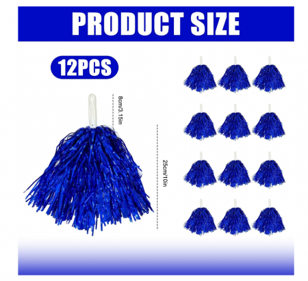 6 Pompoane pentru majorete, multicolor [2]