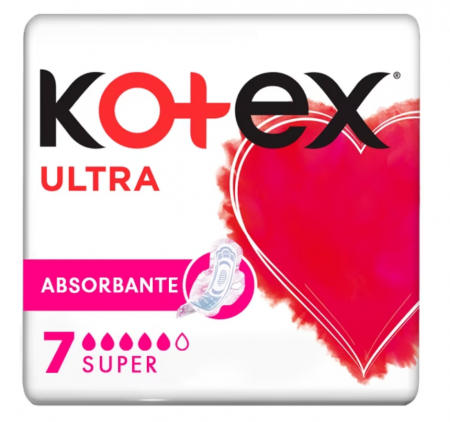 Absorbante si Tampoane - Absorbante Kotex Ultra Super, 7 buc