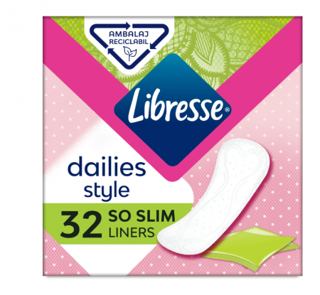 Absorbante si Tampoane - Absorbante zilnice Libresse So Slim, 32 bucati