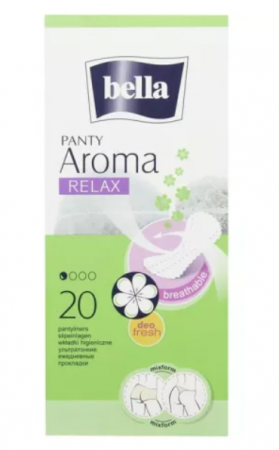 Absorbante si Tampoane - Absorbante zilnice Panty Aroma Relax Bella, 20 bucati