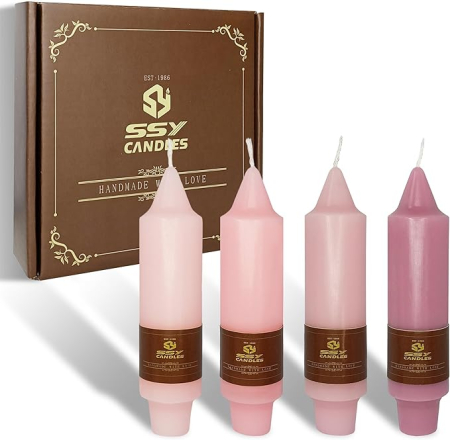 Paturi si cuverturi - Set 4 lumanari  Gedengni, 13cm