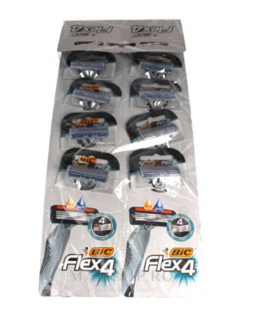 Aparat de ras BIC Flex4, Barbati, 10 buc [2]