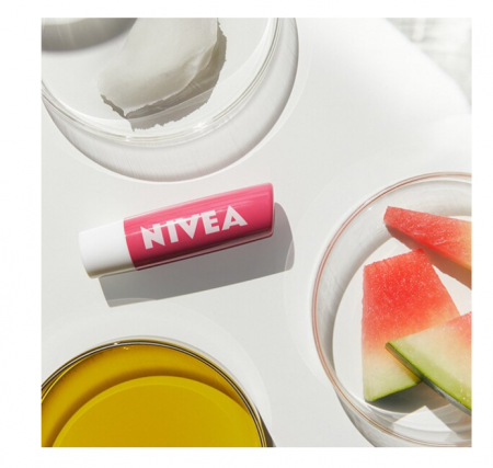 Balsam de buze Nivea Lip Care Watermelon Shine, 5.5 g [1]