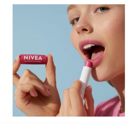 Balsam de buze Nivea Lip Care Watermelon Shine, 5.5 g [2]