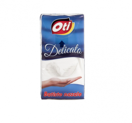 Batiste nazale Oti Delicato, 2 straturi, 10 pach./set, neparfumate [1]