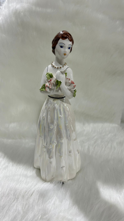 Bibelou Decorativ din Portelan, Model Ancuta, Inaltime 25 cm, Finisaj Lucios [4]