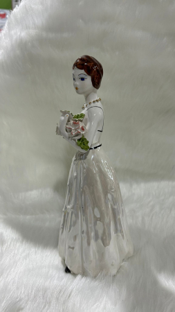 Bibelou Decorativ din Portelan, Model Ancuta, Inaltime 25 cm, Finisaj Lucios [3]