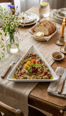 Farfurii - Bol triunghiular din portelan alb, 26cm, design modern, pentru servire aperitive & salate