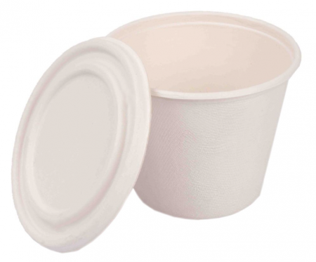 Capace boluri (pahare) supa unica folosinta biodegradabile cf standard EN13432, 500 ml, 50 buc/set [1]