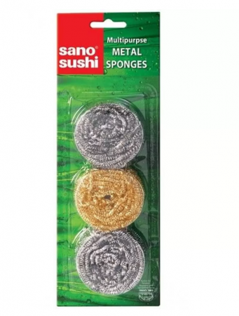 Bureti si Lavete - Set bureti de vase Sano Wonder pentru otel inoxidabil 3 buc
