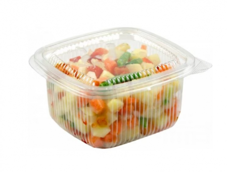 Caserole dreptunghiulare cu capac 250 ml, 45x120x110 mm, 100 buc./set [1]