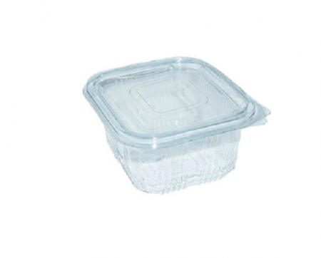 Caserole dreptunghiulare cu capac 250 ml, 45x120x110 mm, 100 buc./set [0]
