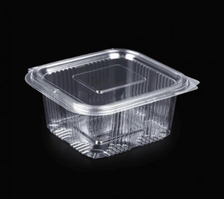 Caserole dreptunghiulare cu capac 375 ml, 60x125x110 mm, 100 buc./set [3]