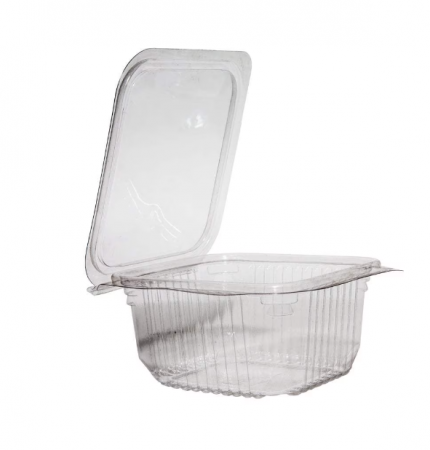 Caserole dreptunghiulare cu capac 500 ml, 60x130x125 mm, 100 buc./set [0]