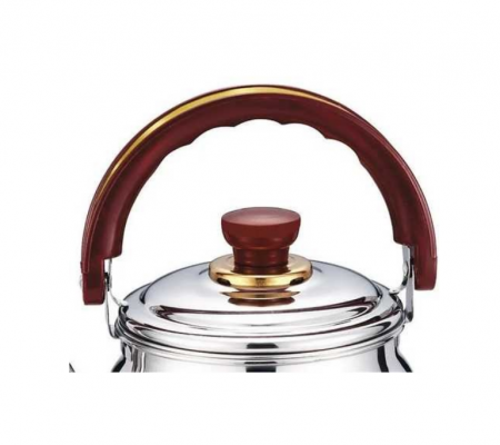 Ceainic din inox cu fluier si filtru, 1000 ml, toate tipurile de plite, maner protectie [1]