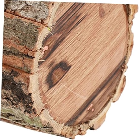 Set 3 ghivece din lemn impermeabile, aspect natural, pentru flori, decor casa si gradina [6]