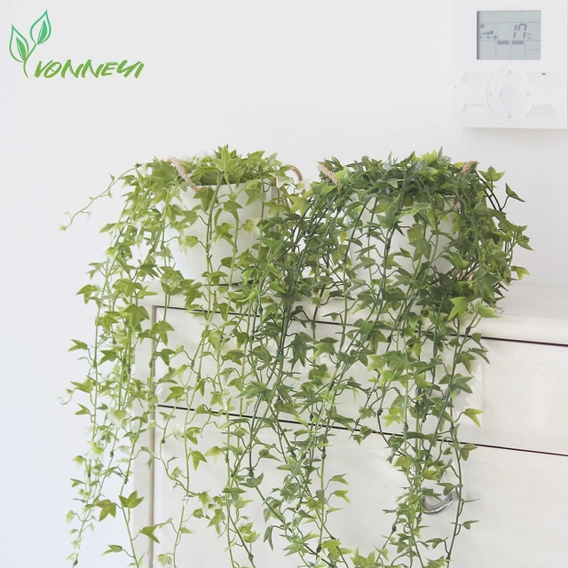 Set 3 Plante Artificiale Suspendate cu Ghivece, Plante Decorative pentru Interior [1]